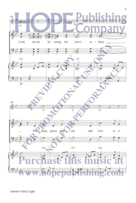 Advent\'s Holy Light - Raney - SATB