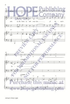 Advent\'s Holy Light - Raney - SATB