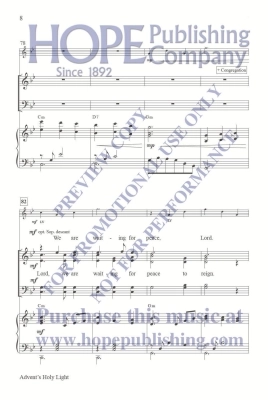 Advent\'s Holy Light - Raney - SATB