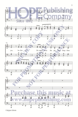 Calypso Gloria - Traditional/McDonald - SATB