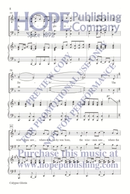 Calypso Gloria - Traditional/McDonald - SATB