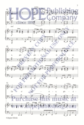 Calypso Gloria - Traditional/McDonald - SATB