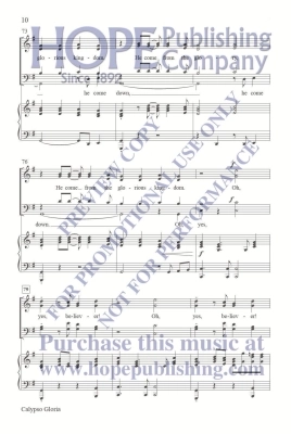 Calypso Gloria - Traditional/McDonald - SATB