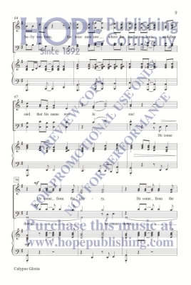 Calypso Gloria - Traditional/McDonald - SATB