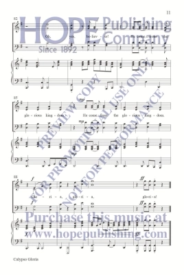 Calypso Gloria - Traditional/McDonald - SATB