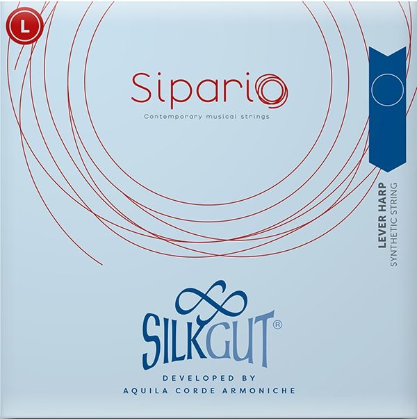 Silkgut Synthetic Single Harp String, 3rd Octave - G
