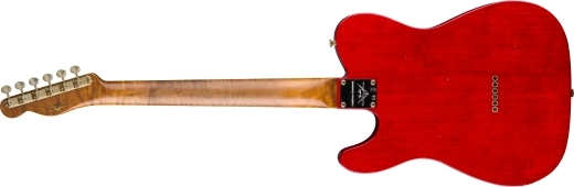 Limited Edition P90 Korina Tele Journeyman Relic, 3A Rosewood Fingerboard - Aged Crimson Transparent