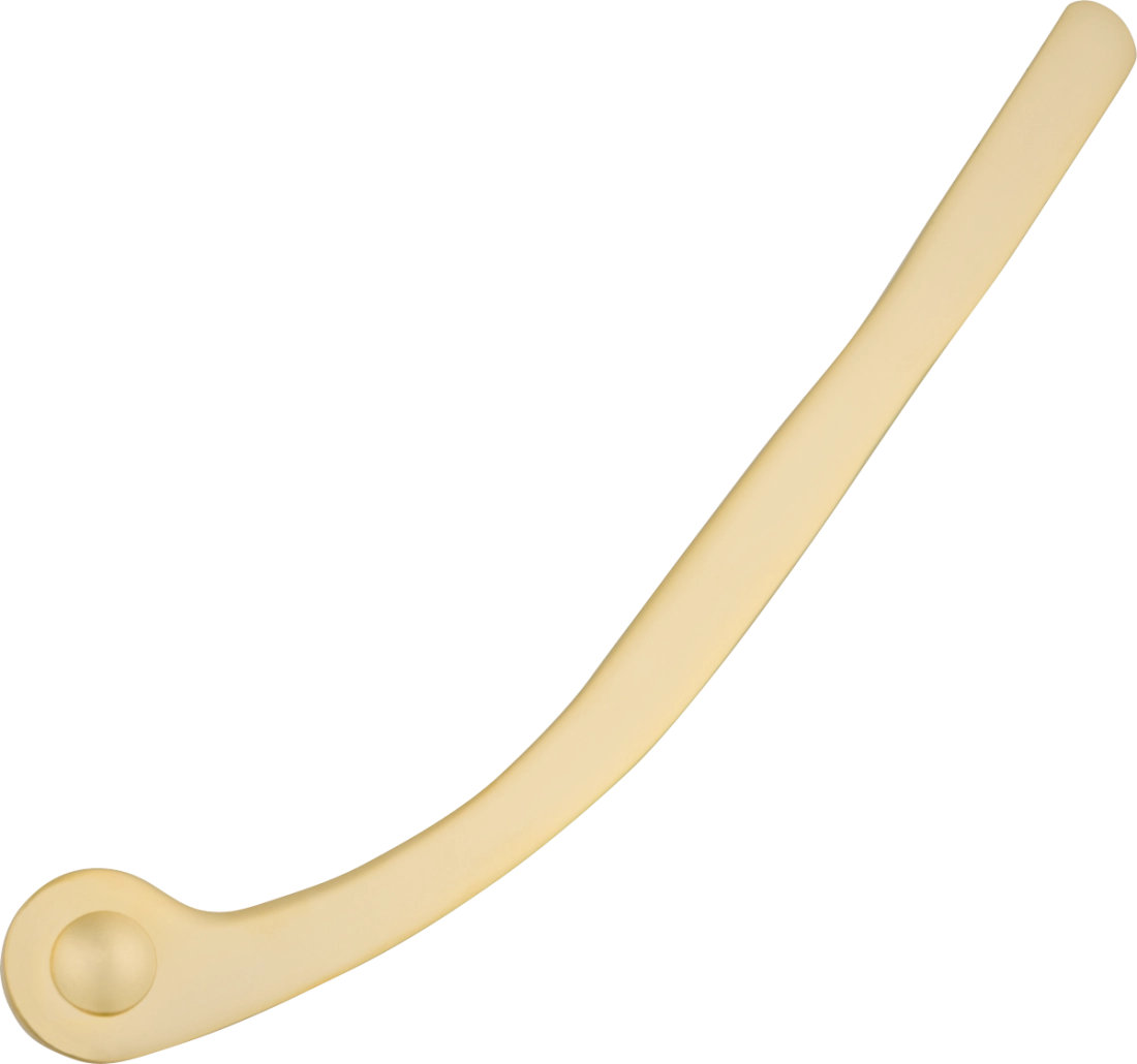 9.5\'\' Bigsby Handle Only, Flat with Stud - Gold