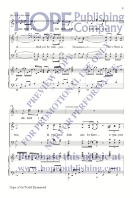 Hope of the World, Emmanuel - Raney - SATB