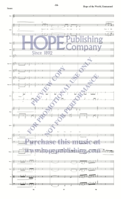 Hope of the World, Emmanuel - Raney - Orchestration