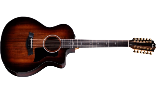 Taylor Guitars - 264ce-K DLX 12-String Koa/Koa Acoustic/Electric Guitar with Hardshell Case