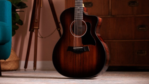 264ce-K DLX 12-String Koa/Koa Acoustic/Electric Guitar with Hardshell Case