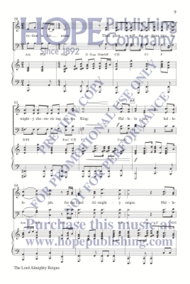 The Lord Almighty Reigns - McDonald - SATB