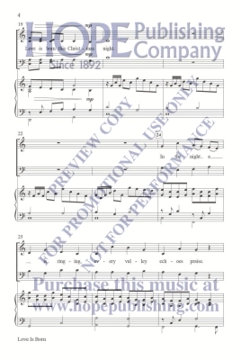 Love Is Born - Martin - SATB