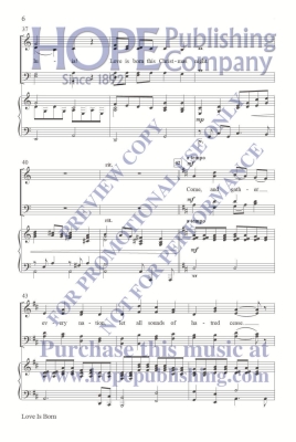 Love Is Born - Martin - SATB