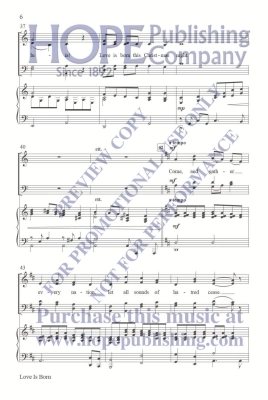 Love Is Born - Martin - SATB