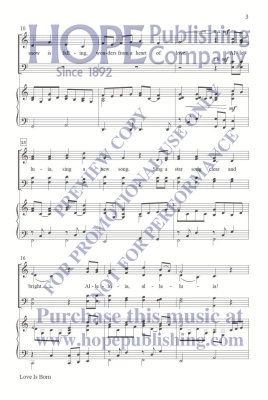 Love Is Born - Martin - SATB