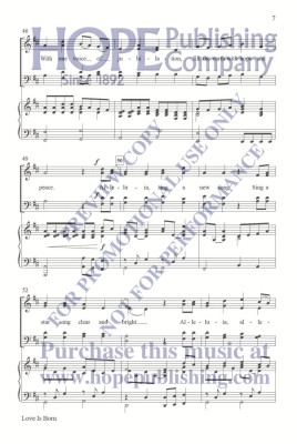 Love Is Born - Martin - SATB