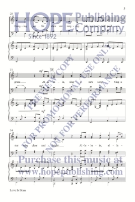 Love Is Born - Martin - SATB