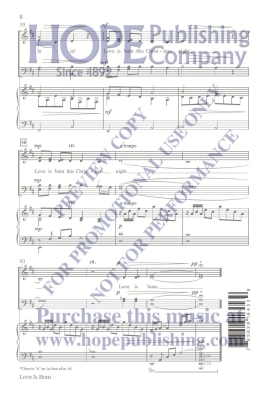 Love Is Born - Martin - SATB