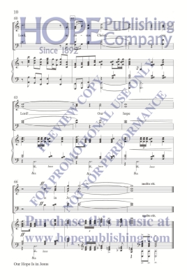 Our Hope Is in Jesus - McDonald - SATB