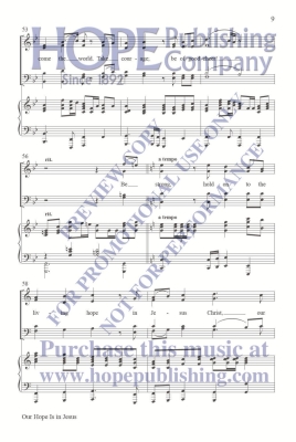 Our Hope Is in Jesus - McDonald - SATB