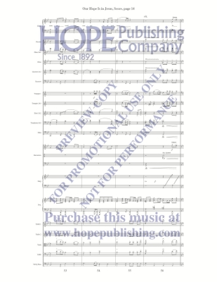 Our Hope Is in Jesus - McDonald - Orchestration
