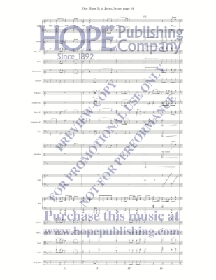 Our Hope Is in Jesus - McDonald - Orchestration