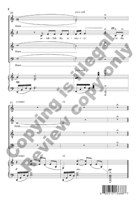 Haze (from Songs of Renewal) - Thoreau/Beatch - SATB