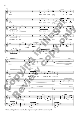 Haze (from Songs of Renewal) - Thoreau/Beatch - SATB