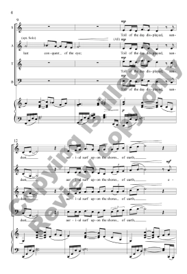 Haze (from Songs of Renewal) - Thoreau/Beatch - SATB