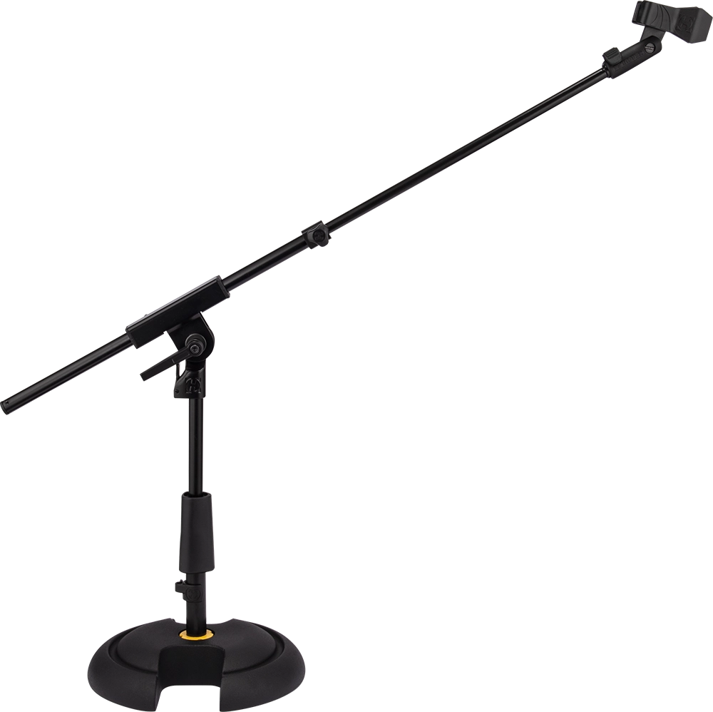 Low Profile Microphone Stand with Telescopic Boom Arm