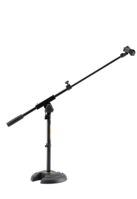 Low Profile Microphone Stand with Telescopic Boom Arm