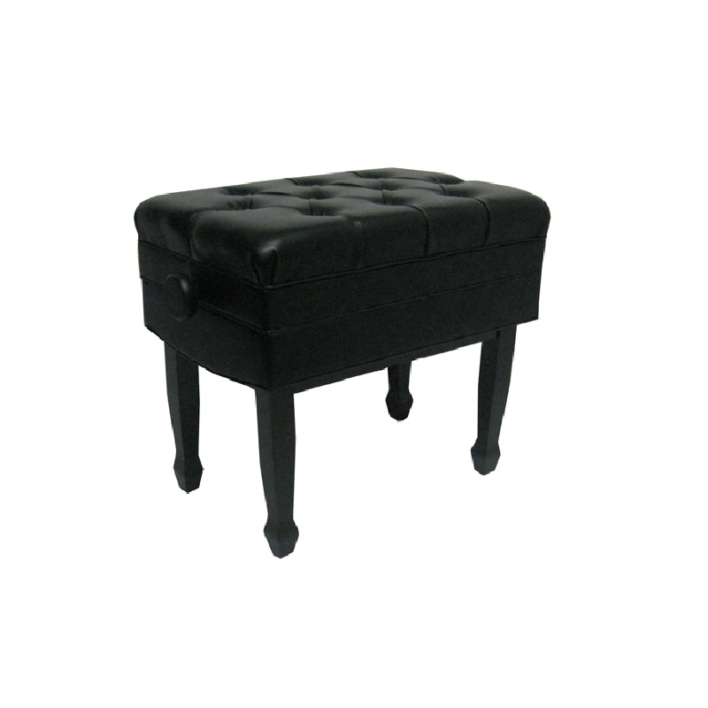 CONCERTO PRO 1G PE Adjustable Piano Bench - Polished Ebony