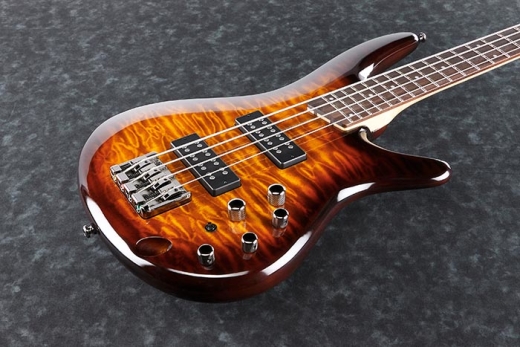 Ibanez SR400EQM Electric Bass - Dragon Eye Burst | Long
