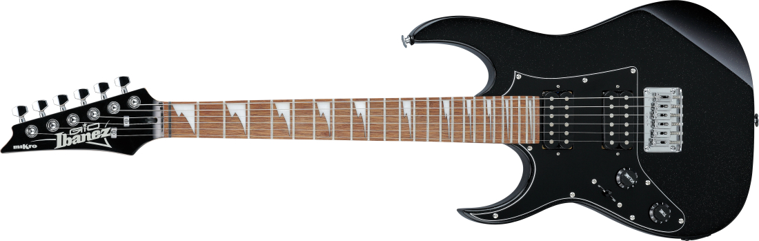ギター Ibanez GIO mikro Ibanez GIO RG MiKro 6 String Electric Guitar - Black Night