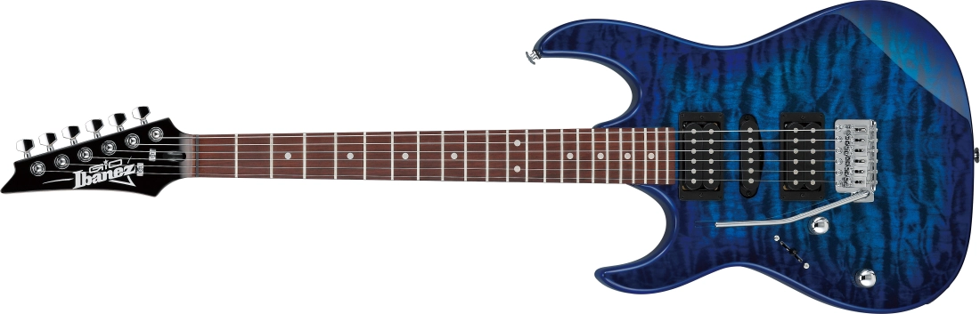 GIO RX 6 String Electric Guitar - Transparent Blue Burst (Left Handed)