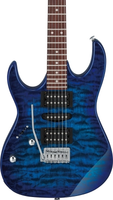 GIO RX 6 String Electric Guitar - Transparent Blue Burst (Left Handed)