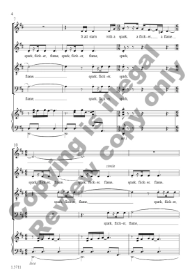 With a Spark - Gimon - SATB