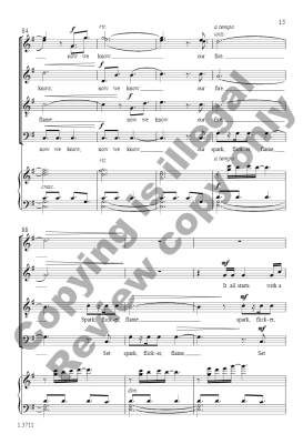 With a Spark - Gimon - SATB