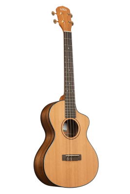 All Solid Cedar Top Trembesi Metropolitan Baritone Ukulele with Cutaway