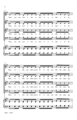 Time - Cook - SATB