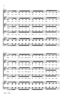 Time - Cook - SATB