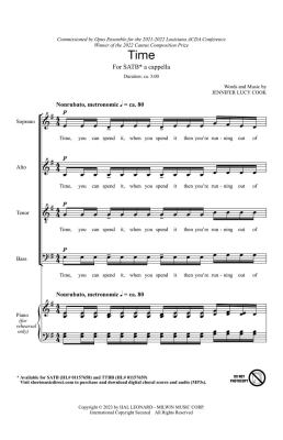 Time - Cook - SATB