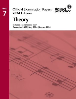 Frederick Harris Music Company - RCM Official Examination Papers 2024 Edition: Theory, Level 7 - Book