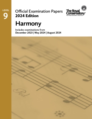 Frederick Harris Music Company - RCM Official Examination Papers 2024 Edition: Harmony, Level 9 - Book