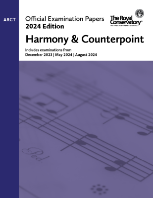 Frederick Harris Music Company - Frederick Harris Music Company RCM Official Examination Papers 2024 Edition: Harmony & Counterpoint, ARCT - Book