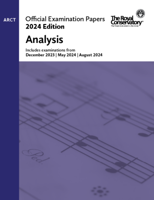 Frederick Harris Music Company - Frederick Harris Music Company RCM Official Examination Papers 2024 Edition: Analysis, ARCT - Book