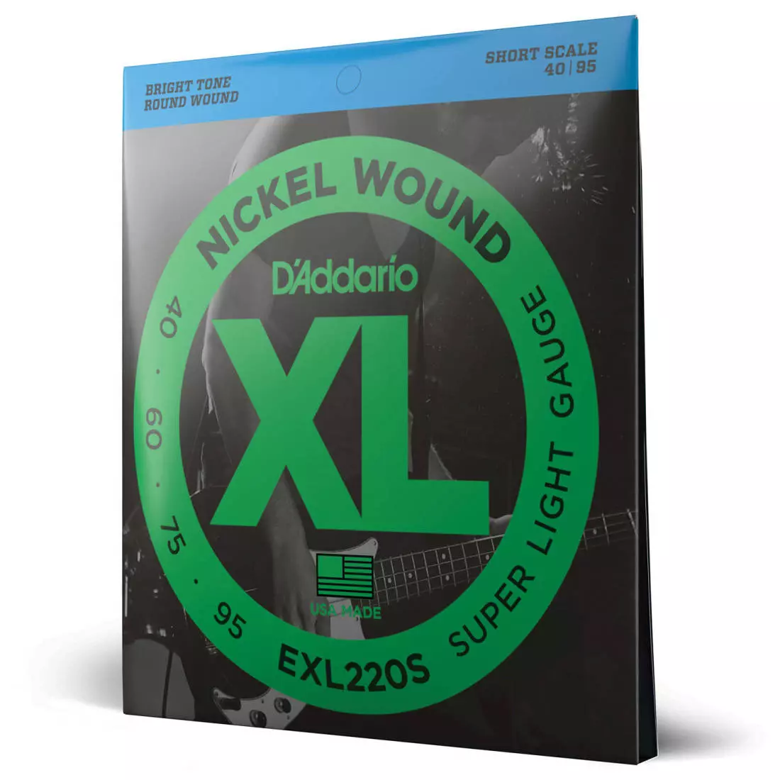 EXL220S - Nickel Round Wound SHORT SCALE 40-95