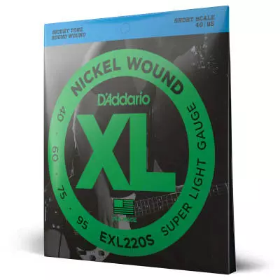 DAddario - EXL220S - Nickel Round Wound SHORT SCALE 40-95